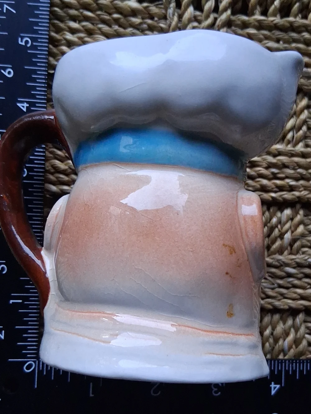 Mid-century Vintage Arnart Japan Ceramic Chef Creamer & Sugar Bowl Set.